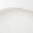 Mercana Punto White Paper Mache Dotted Centerpiece Bowl