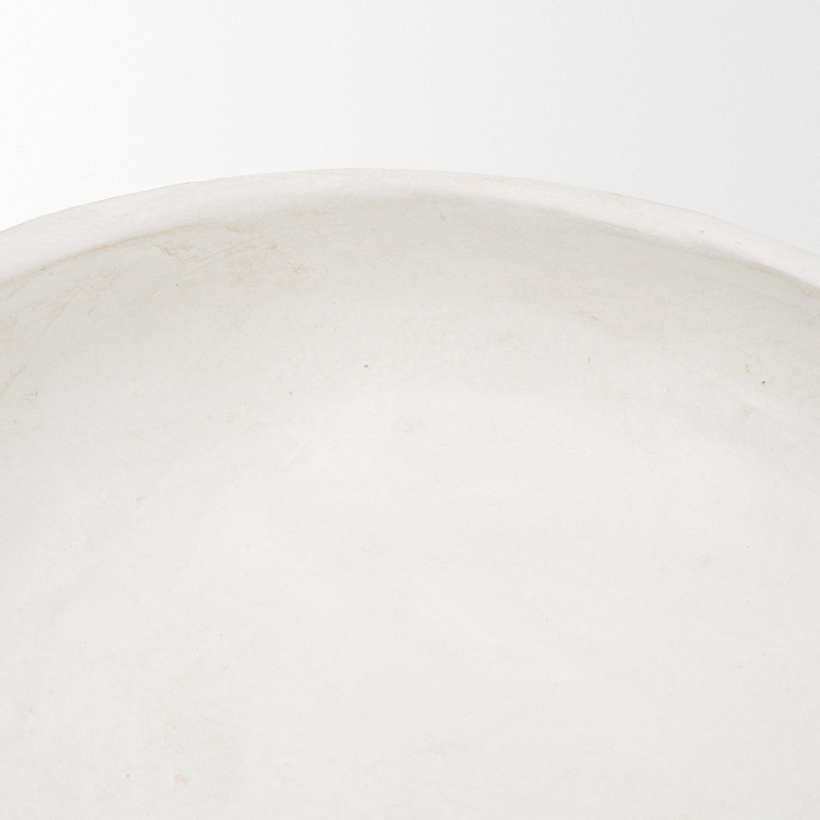 Mercana Punto White Paper Mache Dotted Centerpiece Bowl
