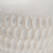 Mercana Basma White Scale Textured Ceramic Vase w/ Handles