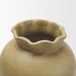 Mercana Melo Distressed Citron Yellow Ceramic Vase