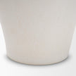 Mercana Trenza White Ceramic Vase w/ Twisted Handles