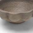 Mercana Konya Earthen Gray-Brown Dotted Paper Mache Centerpiece Bowl