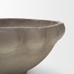 Mercana Konya Earthen Gray-Brown Dotted Paper Mache Centerpiece Bowl