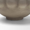 Mercana Konya Earthen Gray-Brown Dotted Paper Mache Centerpiece Bowl