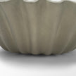 Mercana Camelia Fluted Sage Green Paper Mache Round Centerpiece Bowl