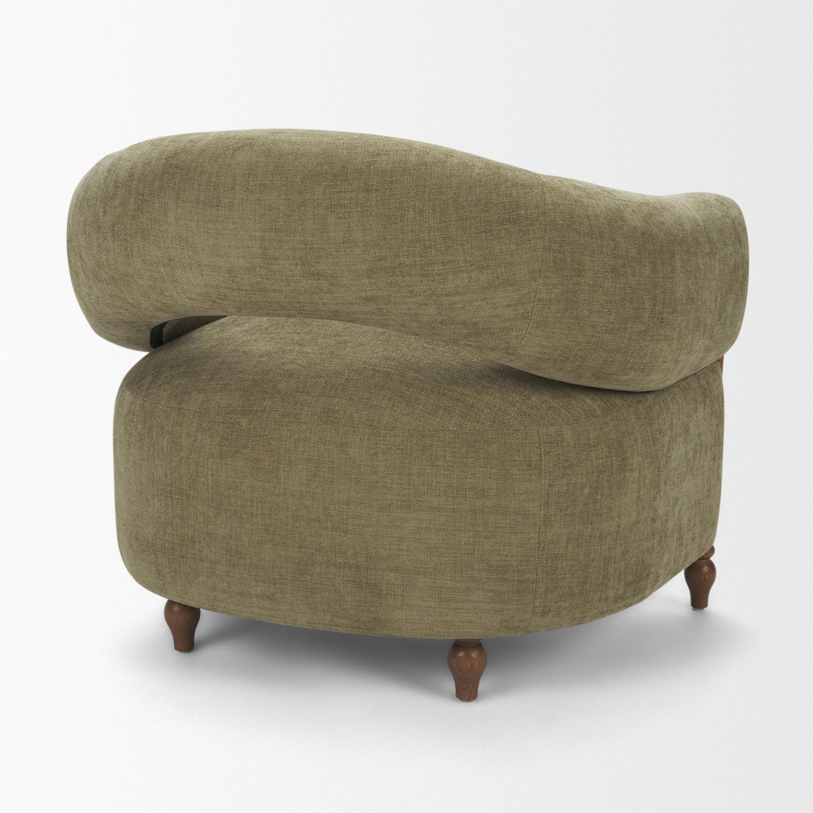 Mercana Margaux Open Back Barrel Accent Chair