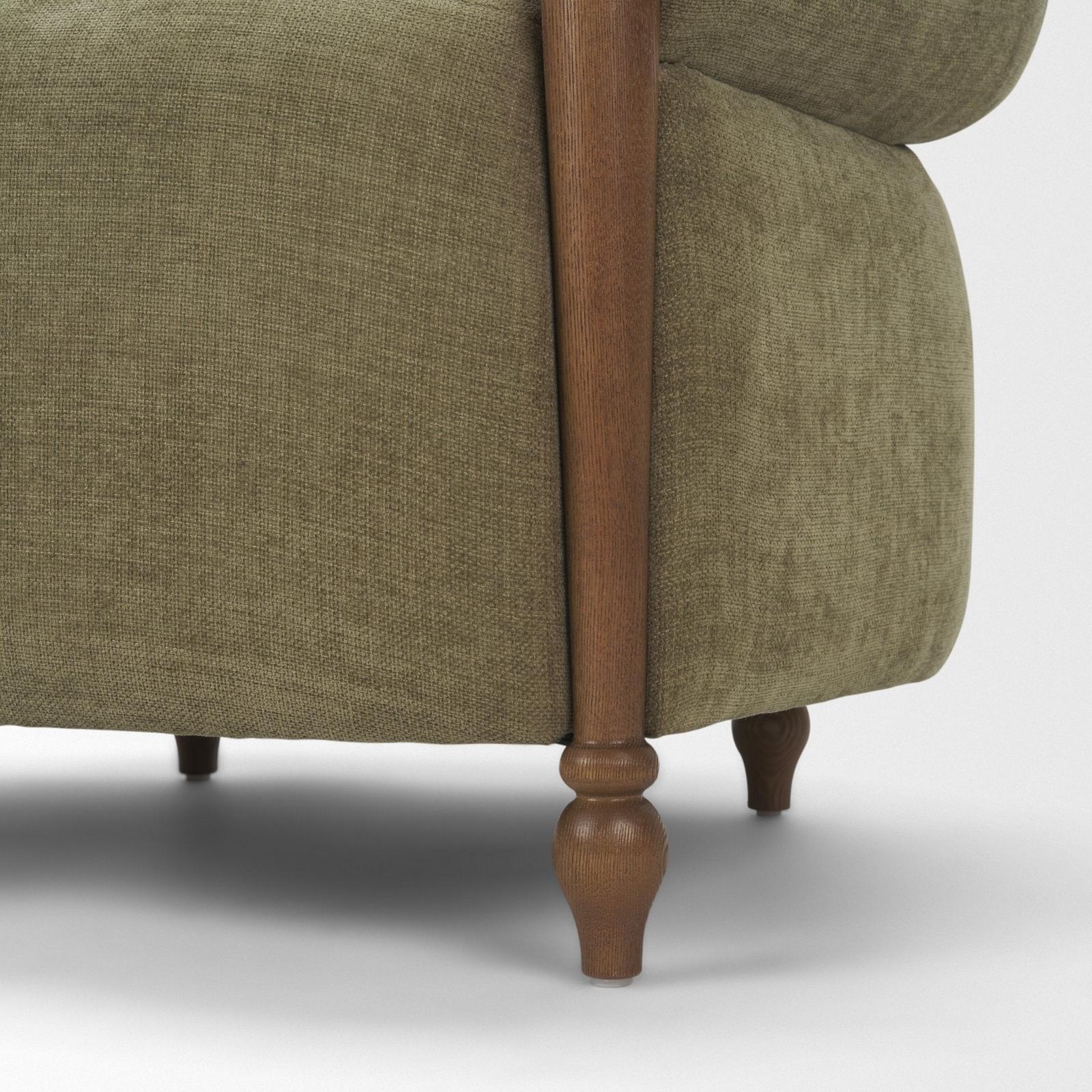 Mercana Margaux Open Back Barrel Accent Chair