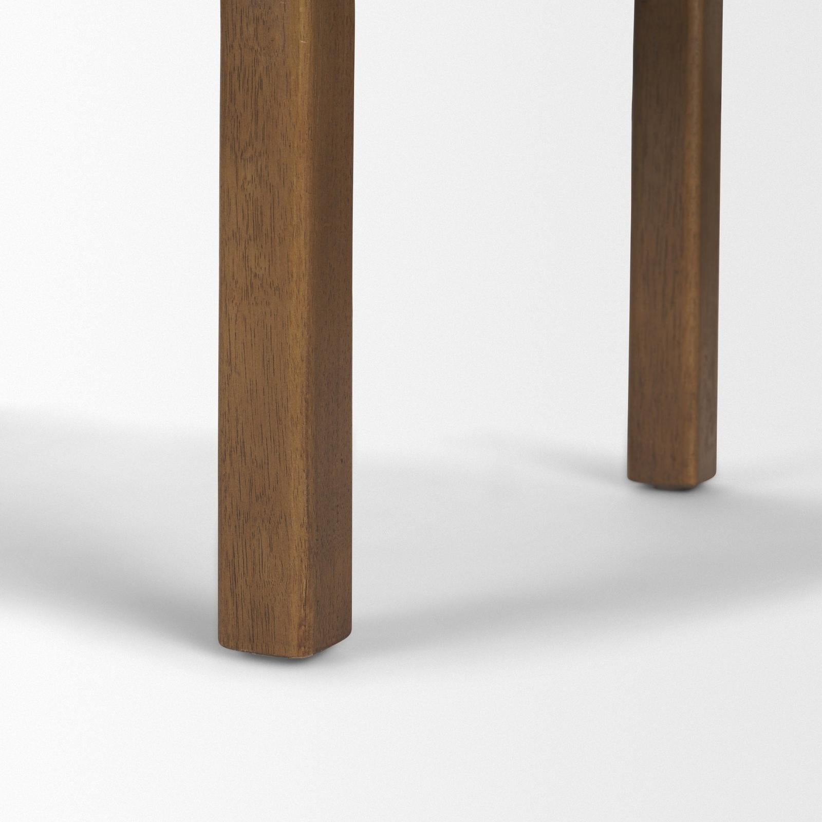 Mercana Freya Upholstered Brown Wood Frame Bench