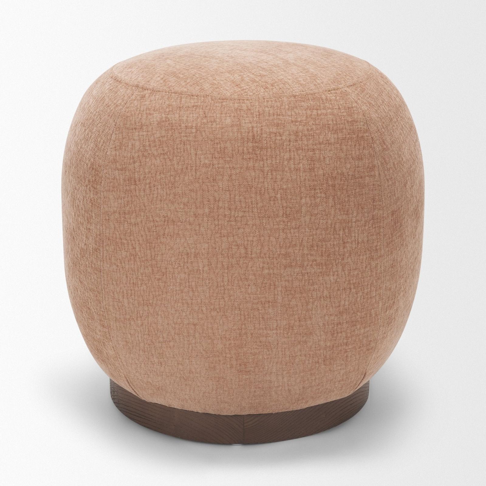 Mercana Siren Ash Wood Round Accent Stool