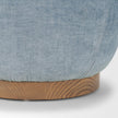 Mercana Siren Ash Wood Round Accent Stool