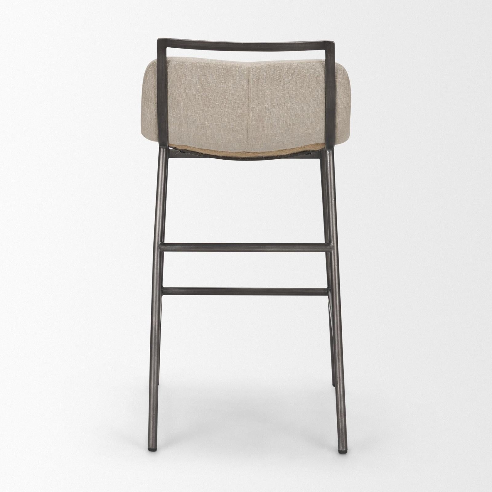 Mercana Kavalan Metal Frame Counter Stool
