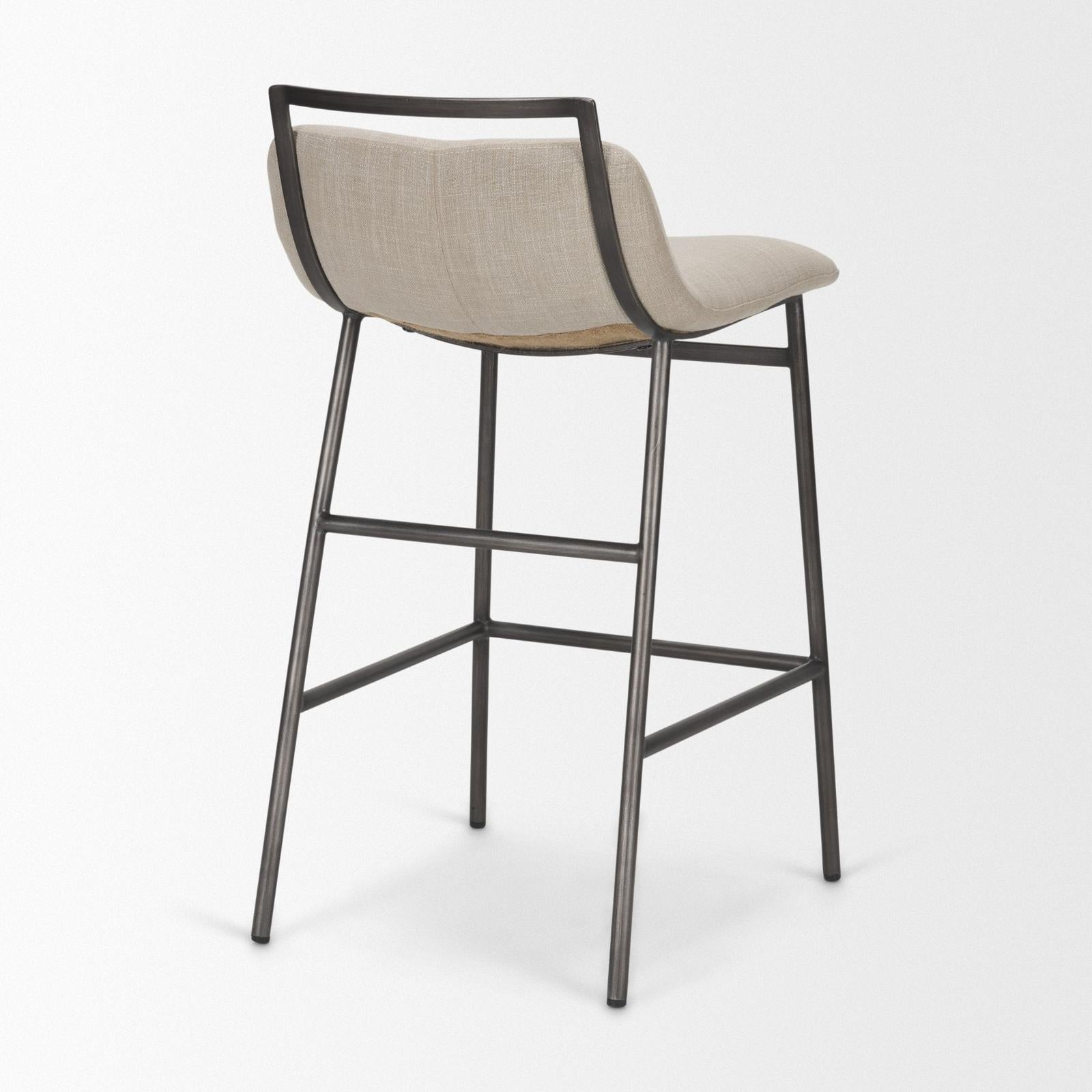 Mercana Kavalan Metal Frame Counter Stool