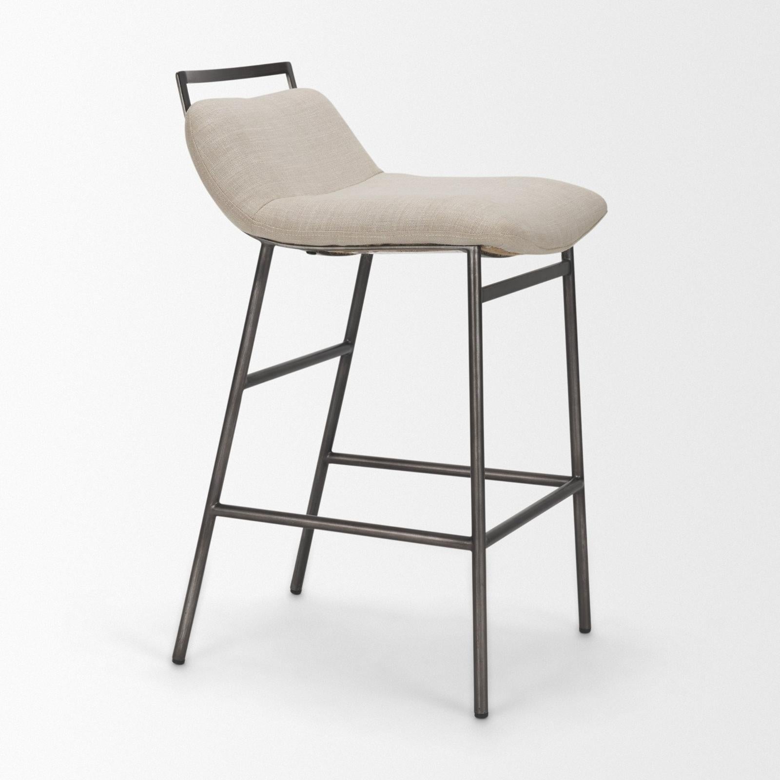 Mercana Kavalan Metal Frame Counter Stool