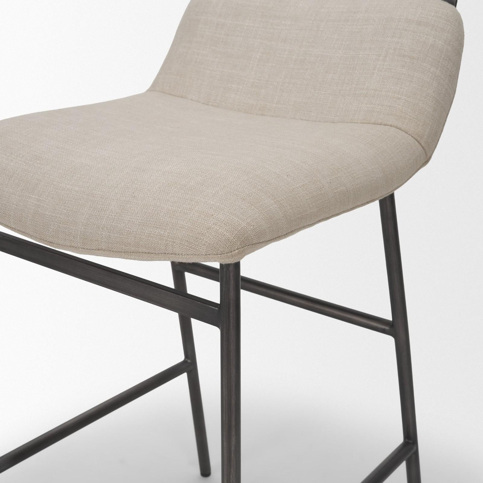 Mercana Kavalan Metal Frame Counter Stool