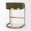 Mercana Hollyfield II Gold Metal Base Counter Stool