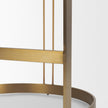 Mercana Hollyfield II Gold Metal Base Counter Stool