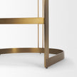 Mercana Hollyfield II Gold Metal Base Counter Stool