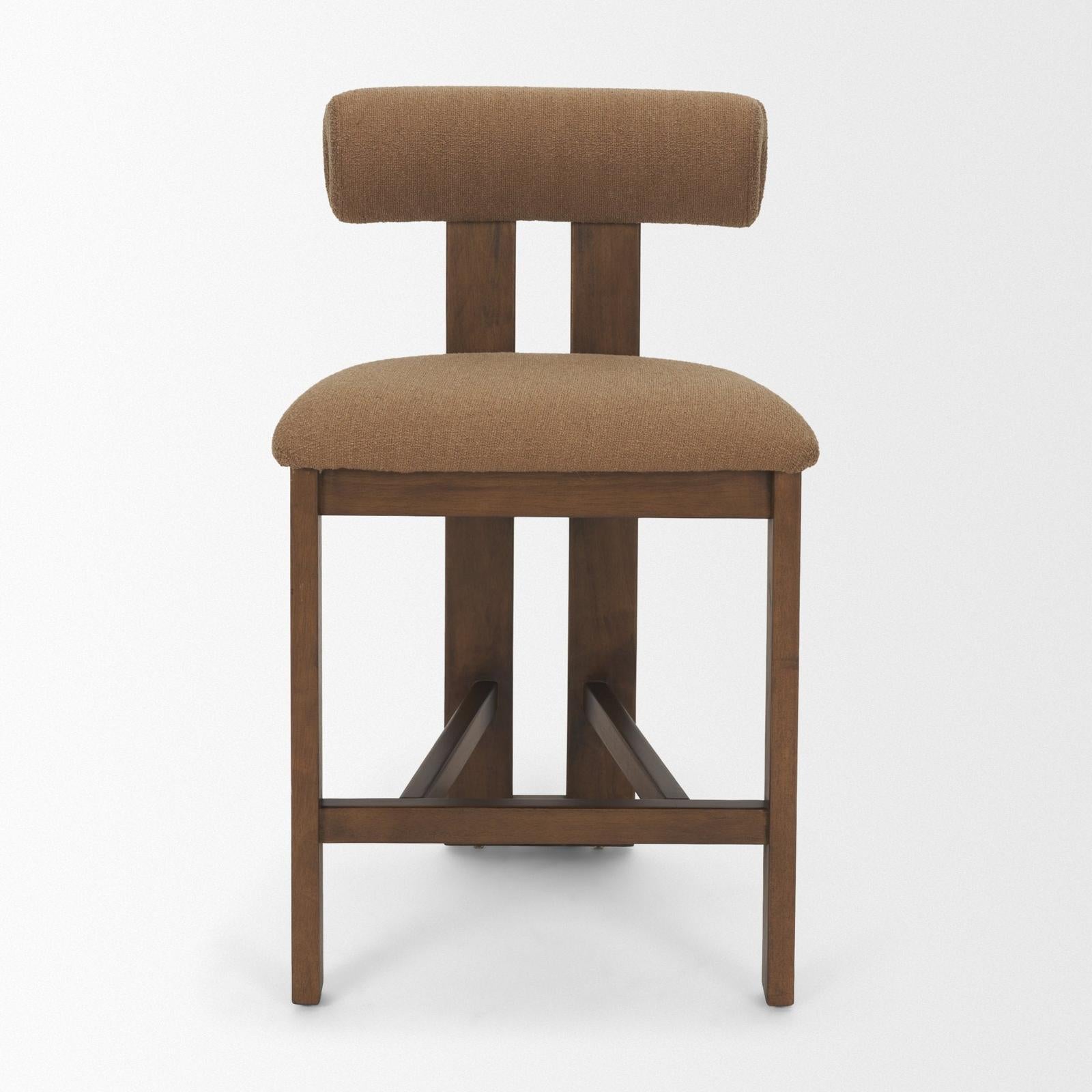 Mercana Tribeca Curve Open Back Tripod Frame Counter Stool