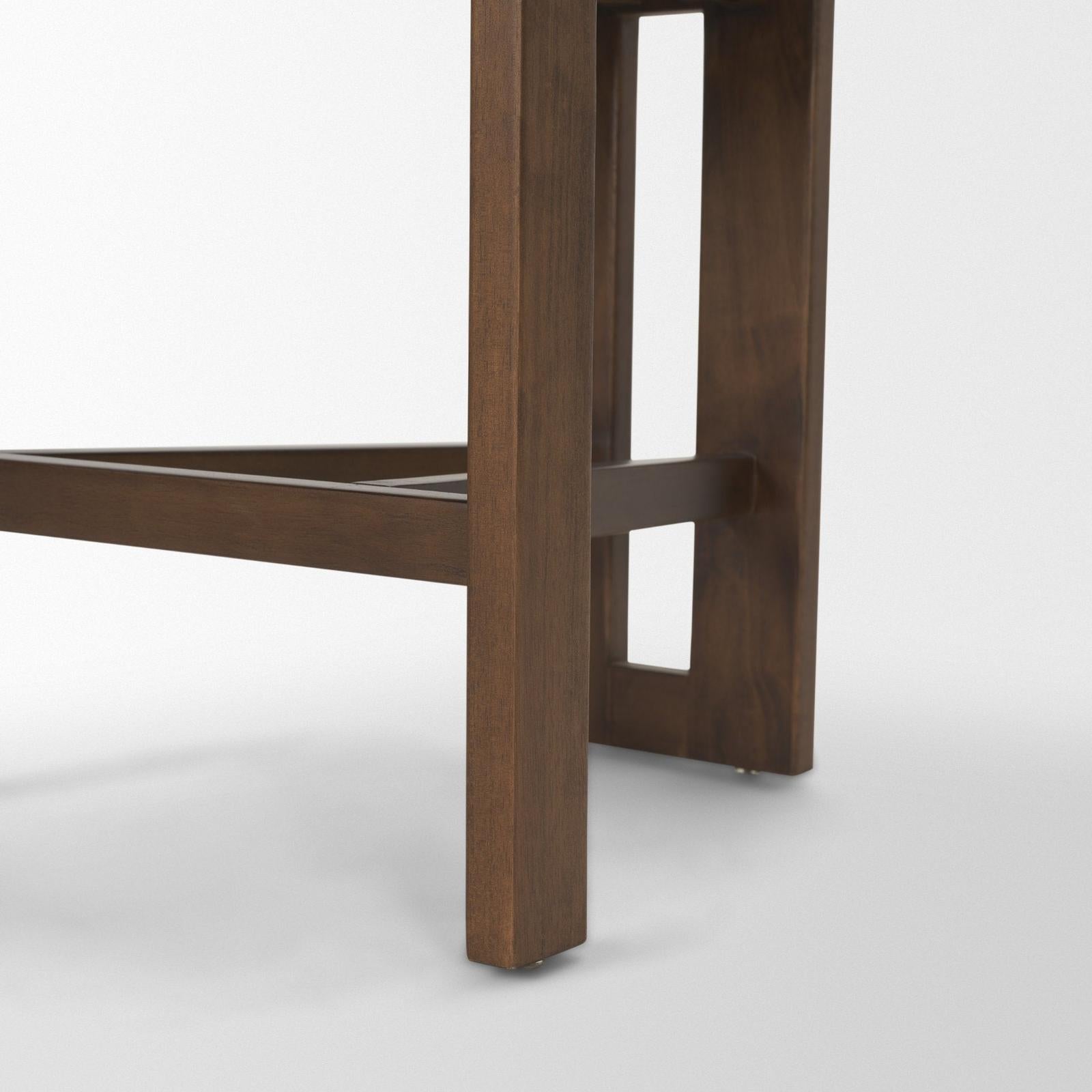 Mercana Tribeca Curve Open Back Tripod Frame Counter Stool