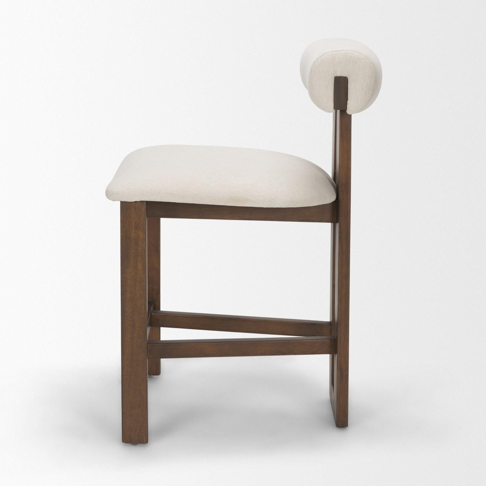 Mercana Tribeca Curve Open Back Tripod Frame Counter Stool