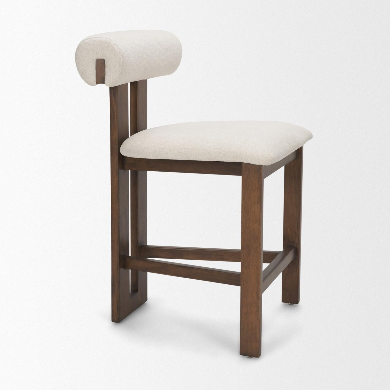 Mercana Tribeca Curve Open Back Tripod Frame Counter Stool