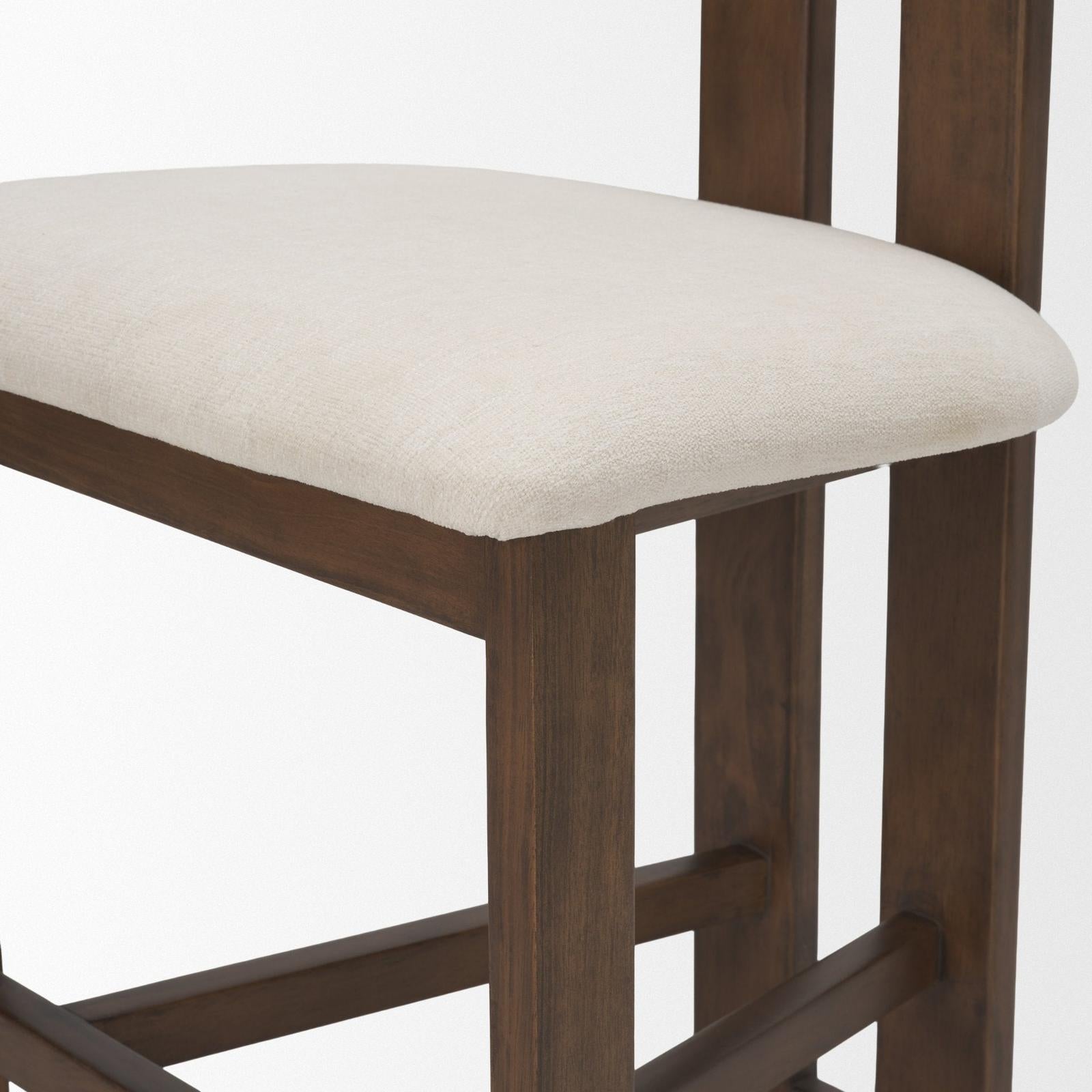 Mercana Tribeca Curve Open Back Tripod Frame Counter Stool