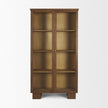 Mercana Winsford Two-Tone Oak Display Cabinet w/ Glass Doors