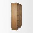 Mercana Winsford Two-Tone Oak Display Cabinet w/ Glass Doors