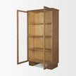 Mercana Winsford Two-Tone Oak Display Cabinet w/ Glass Doors