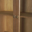 Mercana Winsford Two-Tone Oak Display Cabinet w/ Glass Doors