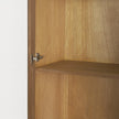 Mercana Winsford Two-Tone Oak Display Cabinet w/ Glass Doors