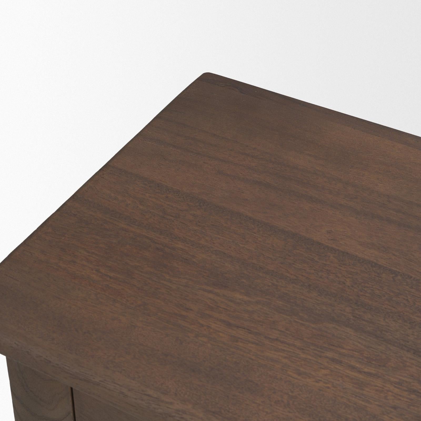 Mercana Angeline Spool Turned 2 Drawers Console Table