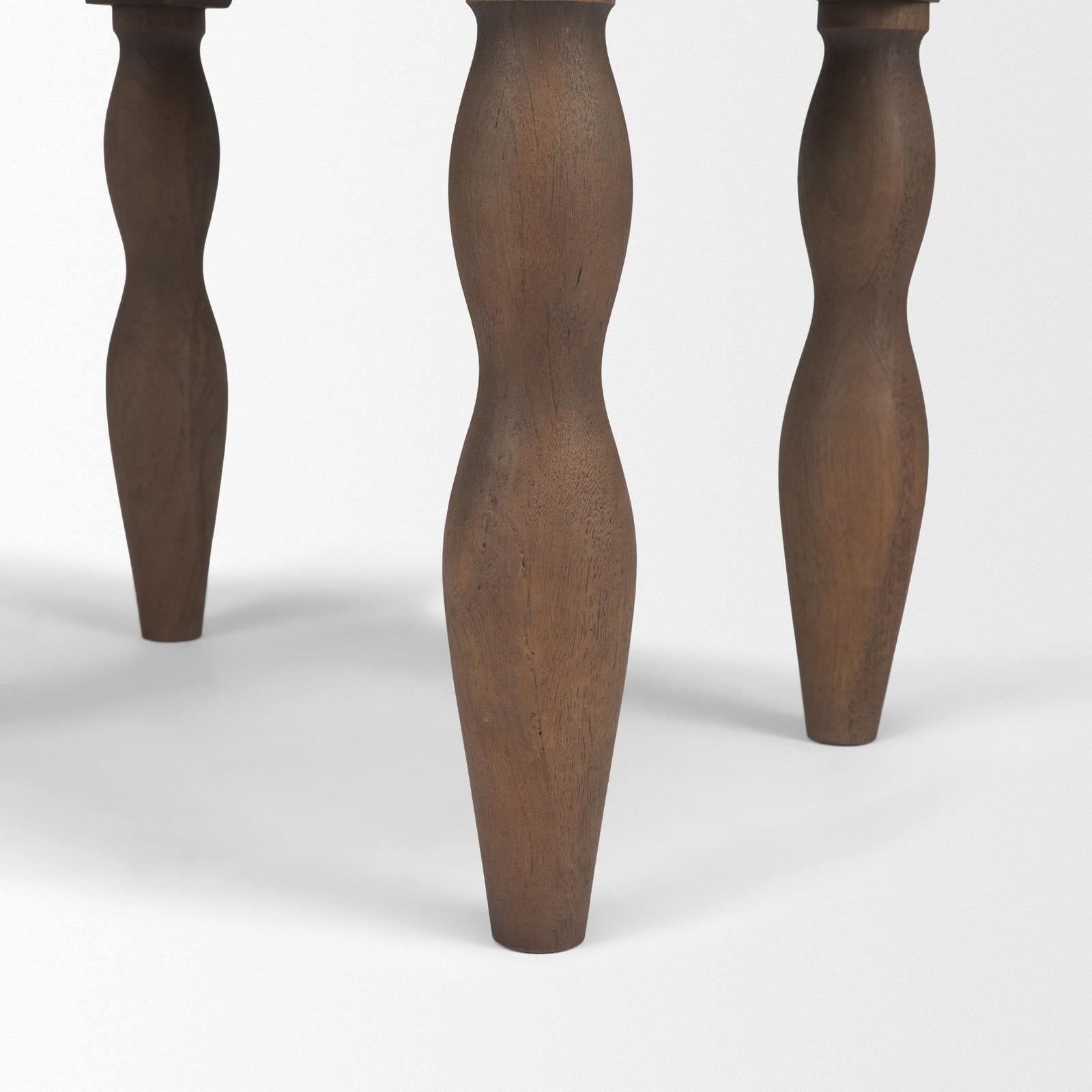 Mercana Angeline Spool Turned 1 Drawer End Table