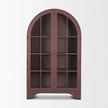 Mercana Rousseau Arched Curio Cabinet w/ Glass Doors