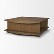 Mercana Boden Wood Coffee Table w/ Open Shelf