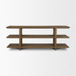Mercana Boden Wood Console Table w/ Open Shelves