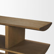 Mercana Boden Wood Console Table w/ Open Shelves