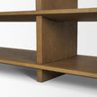 Mercana Boden Wood Console Table w/ Open Shelves