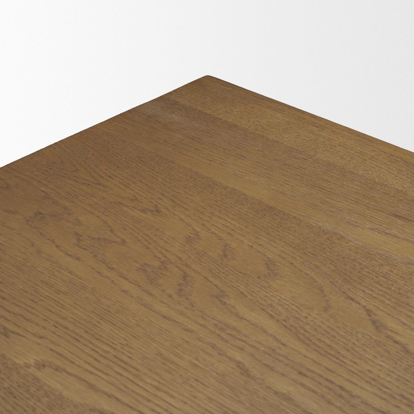 Mercana Boden Wood Side Table w/ Open Shelves