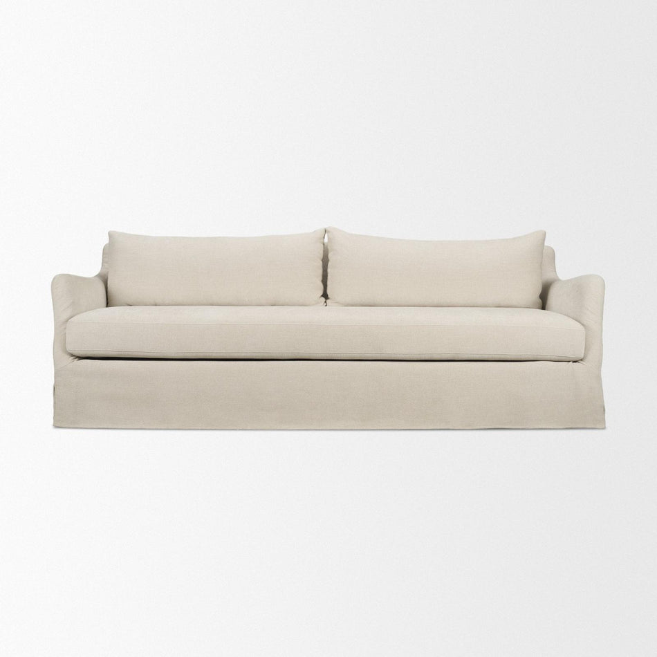 Mercana Ellington Slipcovered Slope 3 Seater Arm Sofa