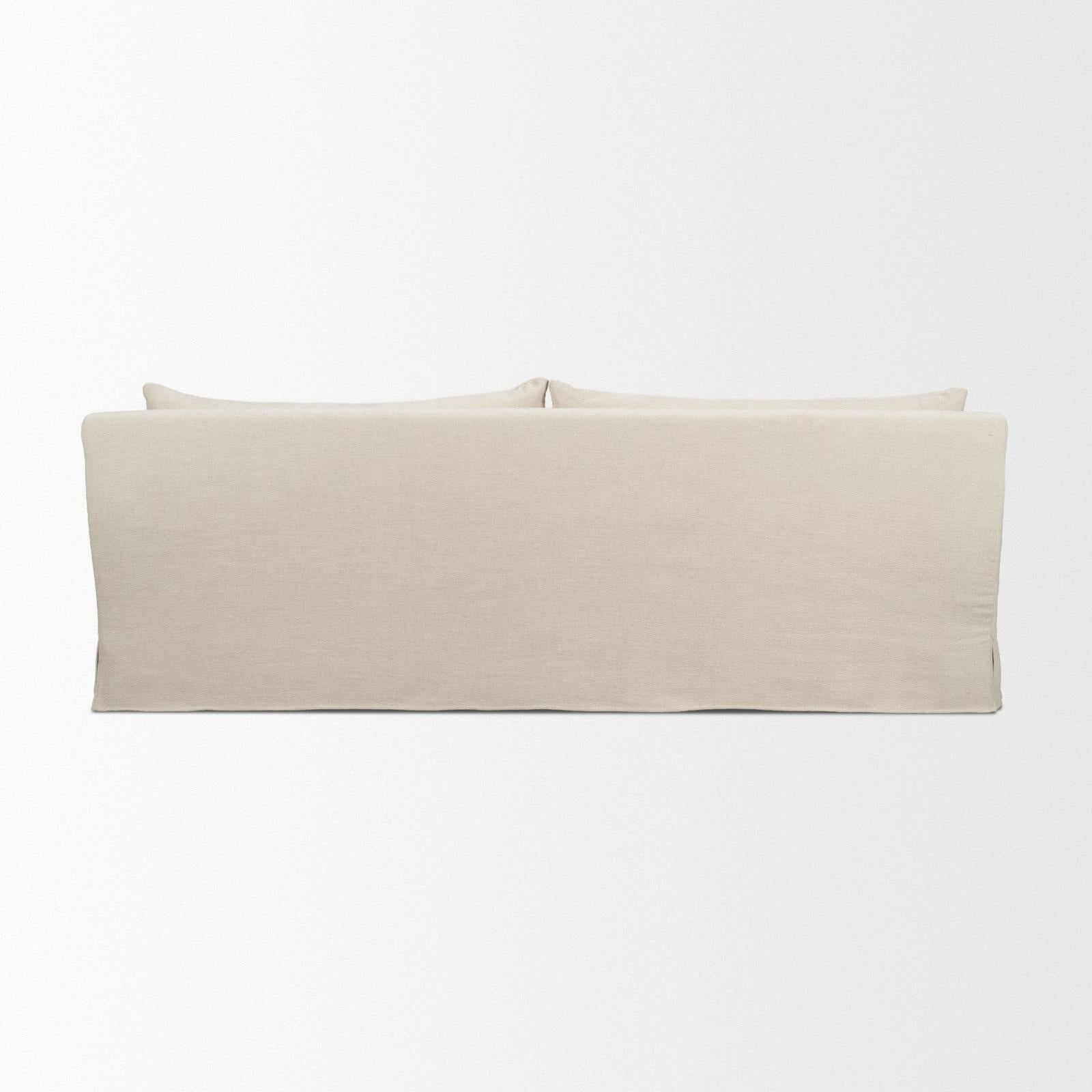 Mercana Ellington Slipcovered Slope 3 Seater Arm Sofa