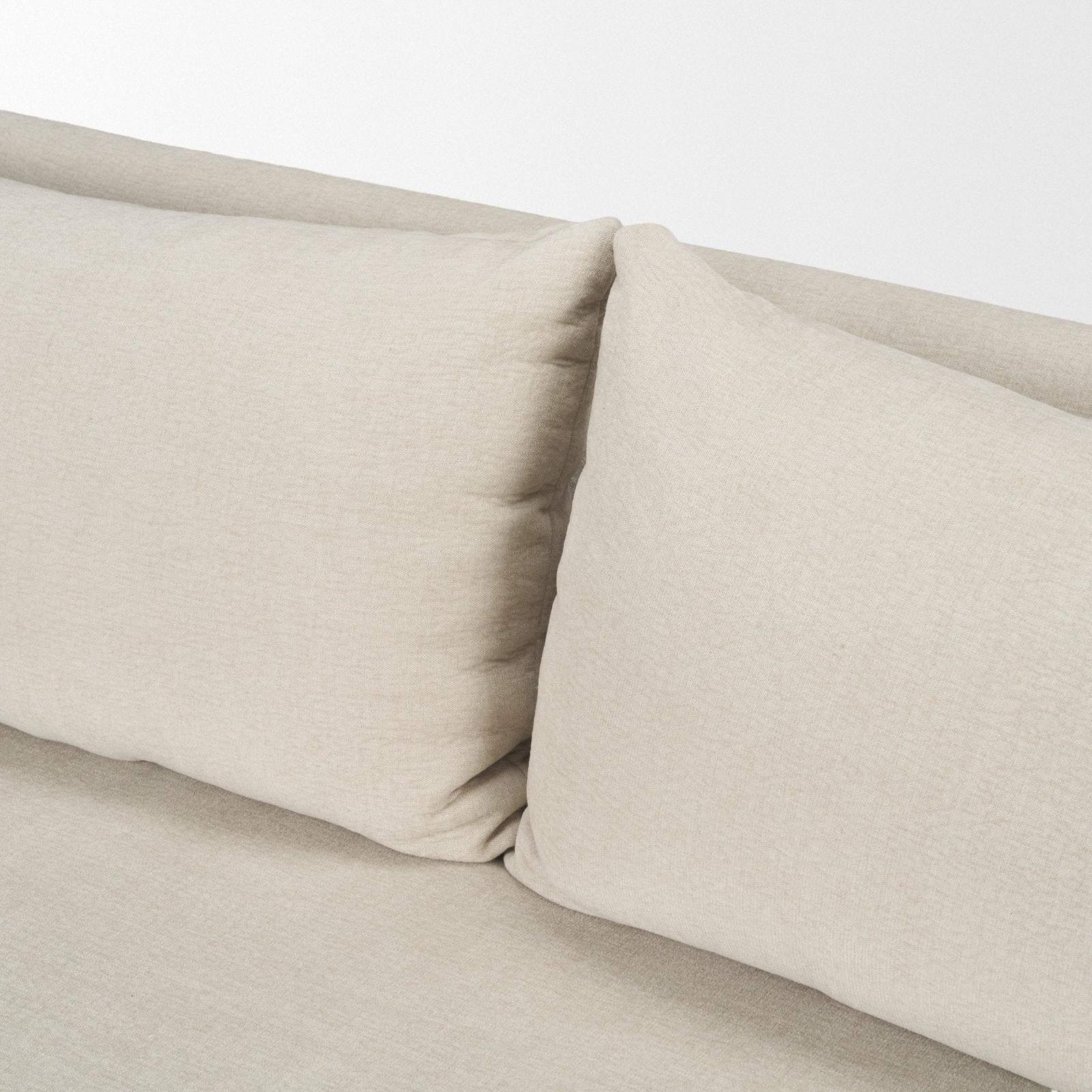 Mercana Ellington Slipcovered Slope 3 Seater Arm Sofa
