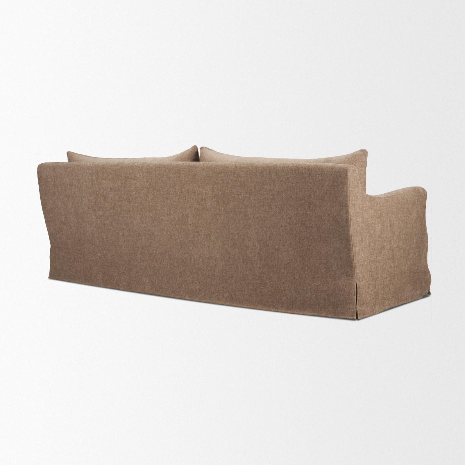 Mercana Ellington Slipcovered Slope 3 Seater Arm Sofa