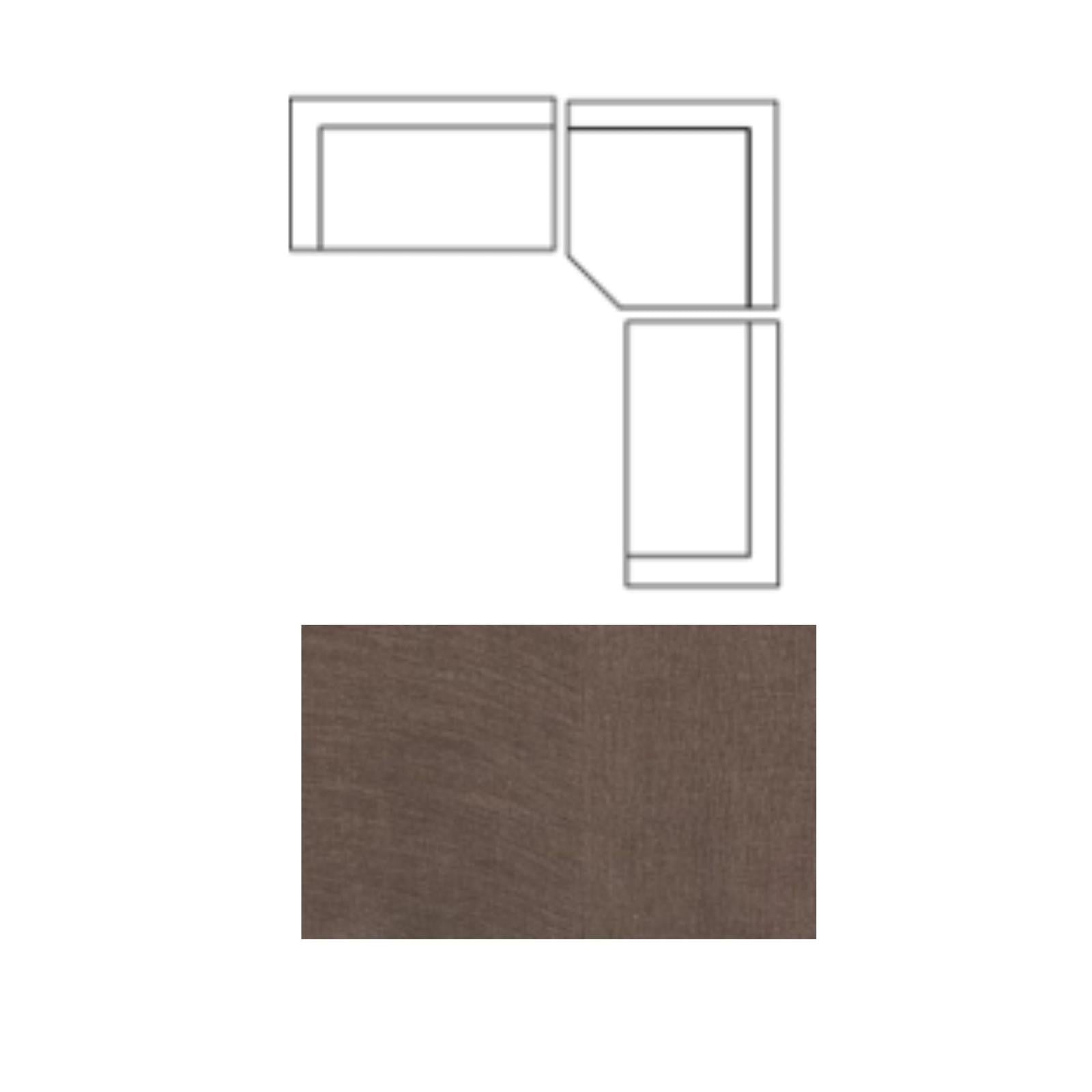 Mercana Warner Channel 3 Piece Sofa Set w/Corner Piece