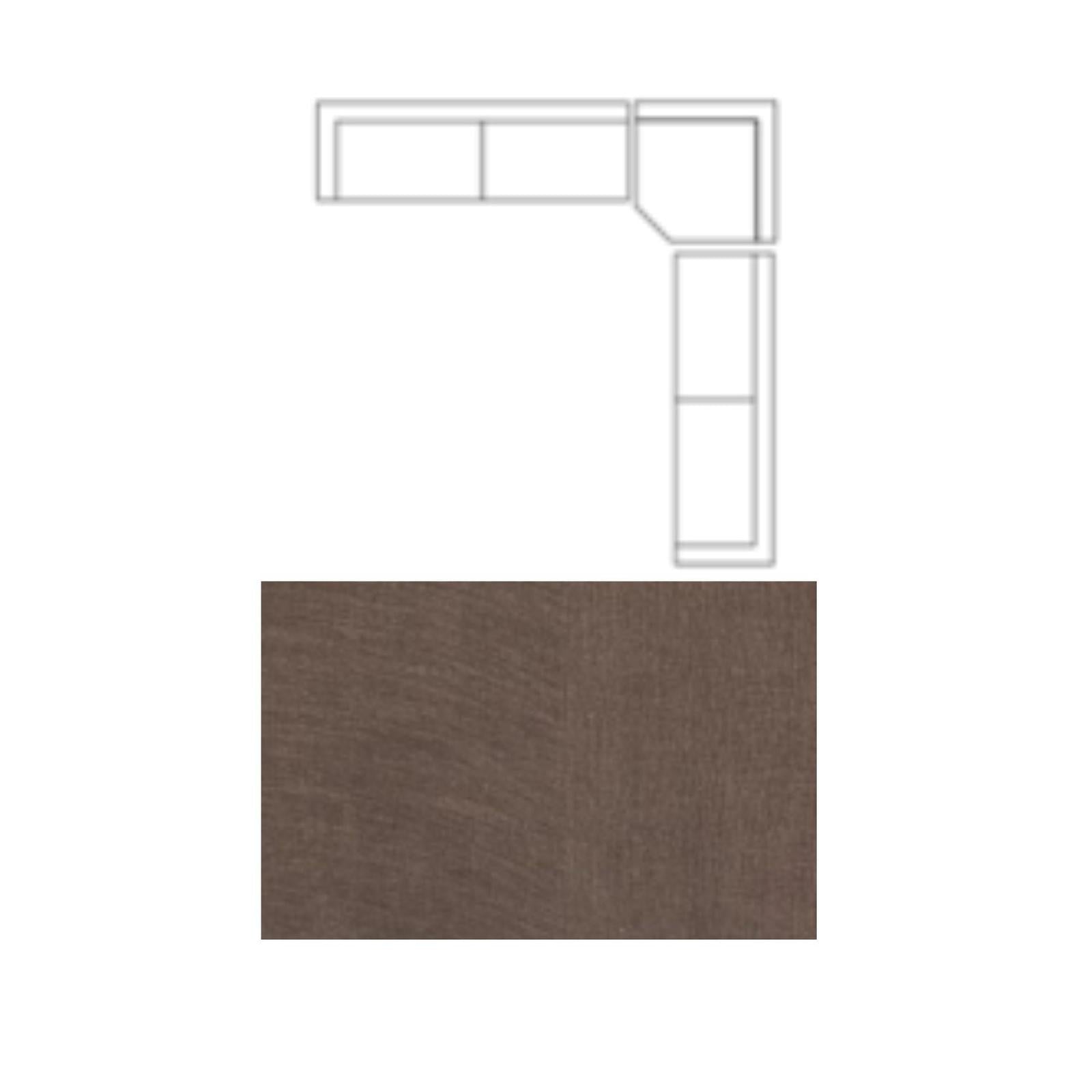 Mercana Warner Channel 3 Piece Sofa Set w/Corner Piece