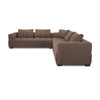 Mercana Warner Channel 3 Piece Sofa Set w/Corner Piece w/Back Cushions