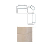 Mercana Warner Quilt 3 Piece Sofa Set w/Corner Piece w/Back Cushions
