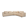 Mercana Warner Quilt 3 Piece Sofa Set w/Corner Piece w/Back Cushions