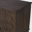 Mercana Truss Dark Brown Wood 4 Door Closed Sideboard