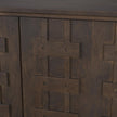 Mercana Truss Dark Brown Wood 4 Door Closed Sideboard